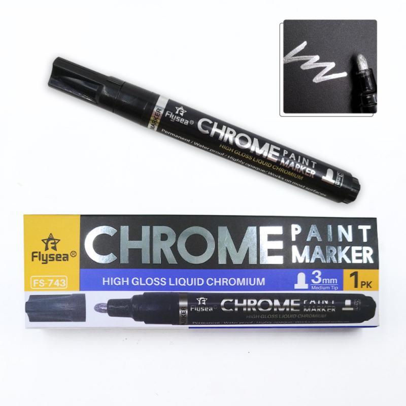 Caneta cromada multiuso Chrome Paint™